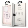 Чехол Karl Lagerfeld IML Choupette для iPhone 15 Pro Max Pink with MagSafe (KLHMP15XHFCCNOP)