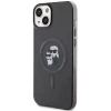 Чохол Karl Lagerfeld Karl&Choupette Glitter для iPhone 15 Black with MagSafe (KLHMP15SHGKCNOK)