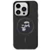 Чохол Karl Lagerfeld Karl&Choupette Glitter для iPhone 15 Pro Black with MagSafe (KLHMP15LHGKCNOK)