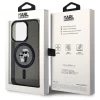 Чехол Karl Lagerfeld Karl&Choupette Glitter для iPhone 15 Pro Black with MagSafe (KLHMP15LHGKCNOK)