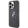 Чехол Karl Lagerfeld Karl&Choupette Glitter для iPhone 15 Pro Max Black with MagSafe (KLHMP15XHGKCNOK)