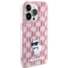 Чохол Karl Lagerfeld Monogram Choupette для iPhone 15 Pro Pink (KLHCP15LHNCMKLP)