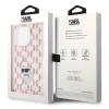 Чохол Karl Lagerfeld Monogram Choupette для iPhone 15 Pro Max Pink (KLHCP15XHNCMKLP)