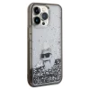 Чехол Karl Lagerfeld Liquid Glitter Choupette для iPhone 13 | 13 Pro Transparent (KLHCP13LLKCNSK)