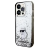 Чохол Karl Lagerfeld Liquid Glitter Choupette для iPhone 14 Pro Transparent (KLHCP14LLKCNSK)