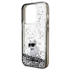 Чехол Karl Lagerfeld Liquid Glitter Choupette для iPhone 14 Pro Transparent (KLHCP14LLKCNSK)