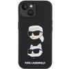 Чохол Karl Lagerfeld Silicone Karl & Choupette Head для iPhone 15 Black (KLHCP15SSDHKCNK)