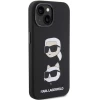 Чехол Karl Lagerfeld Silicone Karl & Choupette Head для iPhone 15 Plus Black (KLHCP15MSDHKCNK)