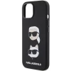 Чехол Karl Lagerfeld Silicone Karl & Choupette Head для iPhone 15 Plus Black (KLHCP15MSDHKCNK)