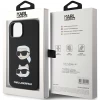 Чохол Karl Lagerfeld Silicone Karl & Choupette Head для iPhone 15 Plus Black (KLHCP15MSDHKCNK)