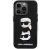 Чехол Karl Lagerfeld Silicone Karl & Choupette Head для iPhone 15 Pro Black (KLHCP15LSDHKCNK)