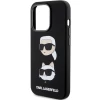 Чохол Karl Lagerfeld Silicone Karl & Choupette Head для iPhone 15 Pro Black (KLHCP15LSDHKCNK)