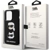 Чехол Karl Lagerfeld Silicone Karl & Choupette Head для iPhone 15 Pro Max Black (KLHCP15XSDHKCNK)