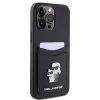 Чохол Karl Lagerfeld Saffiano Cardslot KC Metal Pin для iPhone 15 Pro Max Black (KLHCP15XSAPKCNPK)