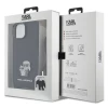 Чехол Karl Lagerfeld Crossbody Saffiano Metal Pin Karl & Choupette для iPhone 15 Plus Black (KLHCP15MSAKCPSK)