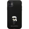 Чохол Karl Lagerfeld Silicone Ikonik Metal Pin для iPhone 11 | XR Black (KLHCN61SMHKNPK)