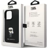 Чохол Karl Lagerfeld Silicone Ikonik Metal Pin для iPhone 13 | 13 Pro Black (KLHCP13LSMHKNPK)