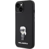 Чохол Karl Lagerfeld Silicone Ikonik Metal Pin для iPhone 15 Black (KLHCP15SSMHKNPK)