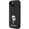 Чехол Karl Lagerfeld Silicone Ikonik Metal Pin для iPhone 15 Plus Black (KLHCP15MSMHKNPK)