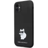 Чехол Karl Lagerfeld Silicone C Metal Pin для iPhone 11 | XR Black (KLHCN61SMHCNPK)