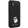 Чохол Karl Lagerfeld Silicone C Metal Pin для iPhone 11 | XR Black (KLHCN61SMHCNPK)
