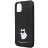 Чехол Karl Lagerfeld Silicone C Metal Pin для iPhone 11 | XR Black (KLHCN61SMHCNPK)