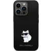 Чохол Karl Lagerfeld Silicone C Metal Pin для iPhone 14 Pro Black (KLHCP14LSMHCNPK)
