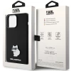 Чехол Karl Lagerfeld Silicone Choupette Metal Pin для iPhone 15 Pro Max Black (KLHCP15XSMHCNPK)