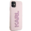 Чохол Karl Lagerfeld 3D Rubber Glitter Logo для iPhone 11 | XR Pink (KLHCN613DMBKCP)