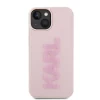 Чохол Karl Lagerfeld 3D Rubber Glitter Logo для iPhone 15 Pink (KLHCP15S3DMBKCP)