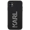 Чохол Karl Lagerfeld 3D Rubber Glitter Logo для iPhone 11 | XR Black (KLHCN613DMBKCK)