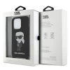 Чехол Karl Lagerfeld Crossbody Silicone Ikonik для iPhone 15 Pro Black (KLHCP15LSCBSKNK)