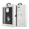 Чехол Karl Lagerfeld Crossbody Silicone Choupette для iPhone 15 Pro Black (KLHCP15LSCBSCNK)