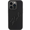 Чохол Karl Lagerfeld Silicone Karl Script для iPhone 15 Pro Max Black (KLHCP15XSKSBMCK)