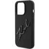 Чохол Karl Lagerfeld Silicone Karl Script для iPhone 15 Pro Max Black (KLHCP15XSKSBMCK)