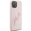 Чехол Karl Lagerfeld Silicone Karl Script для iPhone 15 Pink (KLHCP15SSKSBMCP)