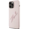 Чехол Karl Lagerfeld Silicone Karl Script для iPhone 15 Pro Pink (KLHCP15LSKSBMCP)