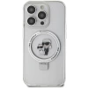 Чехол Karl Lagerfeld Ring Stand Karl&Choupette для iPhone 14 Pro Max White with MagSafe (KLHMP14XHMRSKCH)