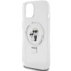 Чехол Karl Lagerfeld Ring Stand Karl&Choupettte для iPhone 15 White with MagSafe (KLHMP15SHMRSKCH)