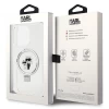 Чехол Karl Lagerfeld Ring Stand Karl&Choupettte для iPhone 15 Pro Max White with MagSafe (KLHMP15XHMRSKCH)