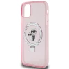 Чехол Karl Lagerfeld Ring Stand Karl&Choupette для iPhone 11 | XR Pink with MagSafe (KLHMN61HMRSKCP)