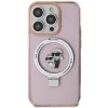 Чохол Karl Lagerfeld Ring Stand Karl&Choupettte для iPhone 15 Pro Pink with MagSafe (KLHMP15LHMRSKCP)