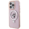 Чехол Karl Lagerfeld Ring Stand Karl&Choupettte для iPhone 15 Pro Max Pink with MagSafe (KLHMP15XHMRSKCP)