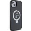 Чехол Karl Lagerfeld Ring Stand Karl&Choupette для iPhone 15 | 14 | 13 Black with MagSafe (KLHMP14SHMRSKCK)
