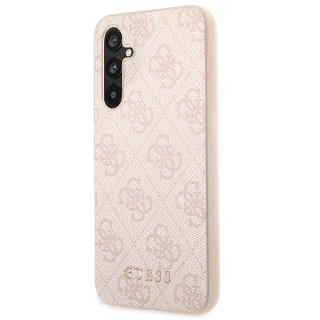 Чехол Guess 4G Metal Gold Logo для Samsung Galaxy A54 (A546) Pink (GUHCSA54G4GFPI)