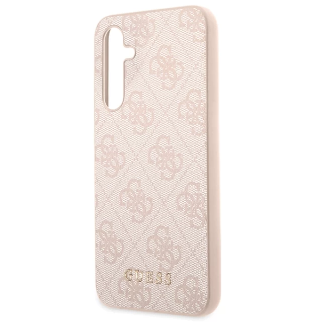 Чохол Guess 4G Metal Gold Logo для Samsung Galaxy A54 (A546) Pink (GUHCSA54G4GFPI)