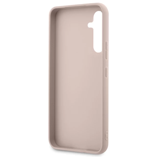 Чохол Guess 4G Metal Gold Logo для Samsung Galaxy A54 (A546) Pink (GUHCSA54G4GFPI)