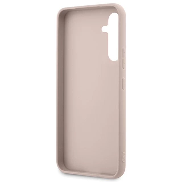 Чехол Guess 4G Metal Gold Logo для Samsung Galaxy A54 (A546) Pink (GUHCSA54G4GFPI)