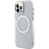 Чохол Guess Metal Outline для iPhone 12 | 12 Pro Silver with MagSafe (GUHMP12MHTRMS)