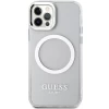 Чехол Guess Metal Outline для iPhone 12 | 12 Pro Silver with MagSafe (GUHMP12MHTRMS)